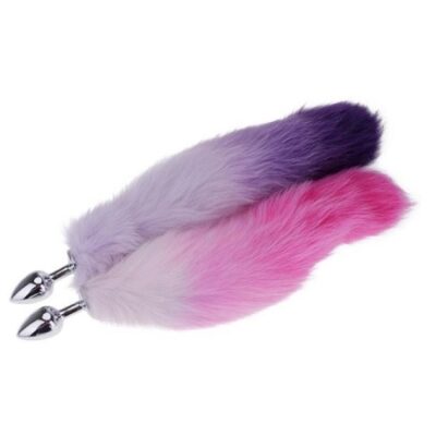 Eros Anal Plug Fox Tail Stainless Steel Unisex Butt Plug Best Sex