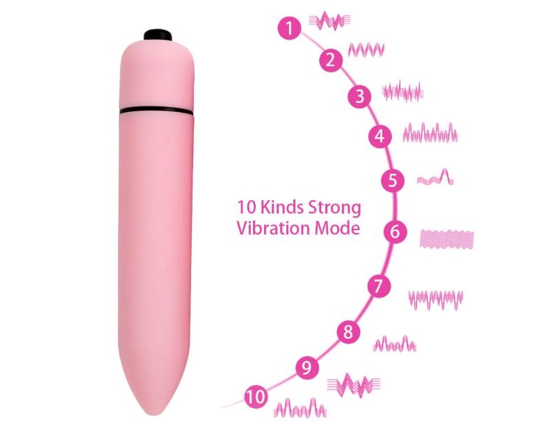 10 Speed Bullet Vibrator AV Stick G-spot Clitoris Stimulator 5