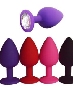 100% Silicone Butt Plug Anal Plugs Unisex Sex Stopper