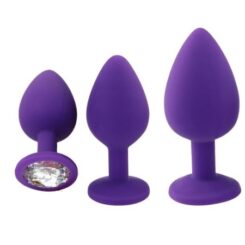 100% Silicone Butt Plug Anal Plugs Unisex Sex Stopper 5