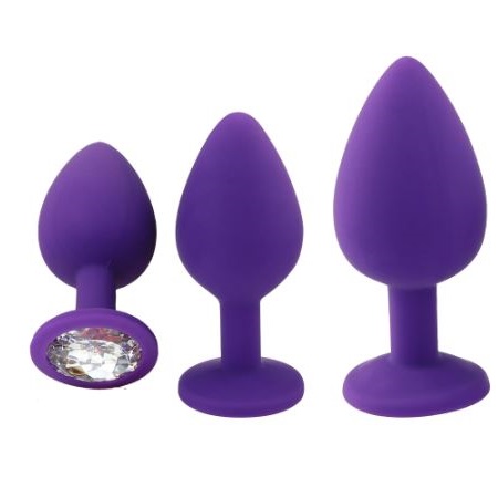 100% Silicone Butt Plug Anal Plugs Unisex Sex Stopper 5