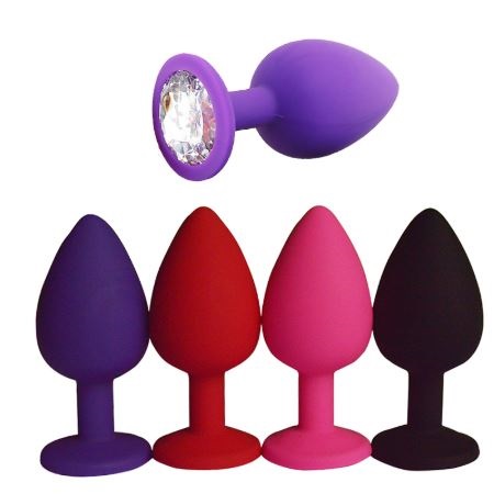 100% Silicone Butt Plug Anal Plugs Unisex Sex Stopper