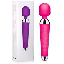 10 Powerful Frequency USB Rechargeable Wand AV Vibrator Clitoris Stimulator