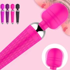 10 Powerful Frequency USB Rechargeable Wand AV Vibrator Clitoris Stimulator