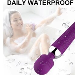 10 Powerful Frequency USB Rechargeable Wand AV Vibrator Clitoris Stimulator