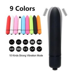 10 Speed Bullet Vibrator AV Stick G-spot Clitoris Stimulator