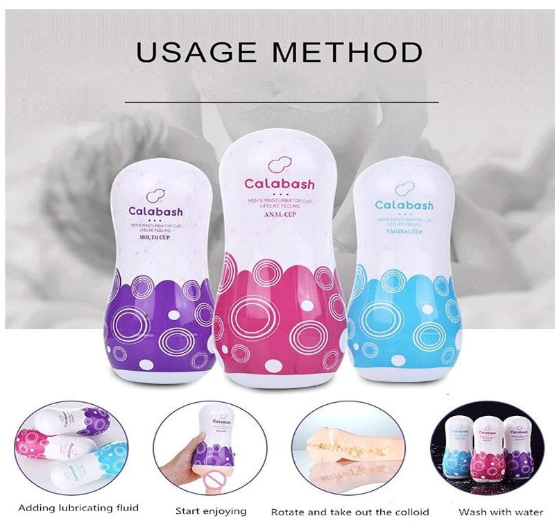 Pocket Pussy Fleshlight Male Masturbation Cup Vaginal Silicone