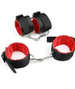 Exotic Accessories Nylon Sex Bondage Set Sexy Lingerie Handcuffs Whip Rope Anal Vibrator 6