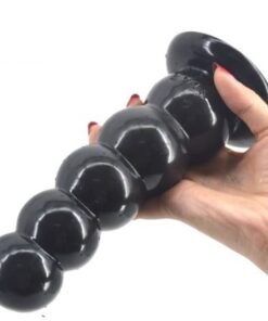 Large beads dildo anal dildo with strong suction