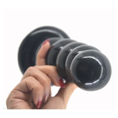 Large beads dildo anal dildo with strong suction 4