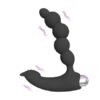 Powerful vibrating beads anal plug and clit stimulator