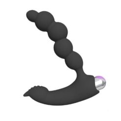 Powerful vibrating beads anal plug and clit stimulator 8