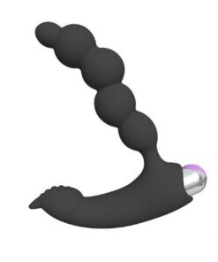 Powerful vibrating beads anal plug and clit stimulator 8