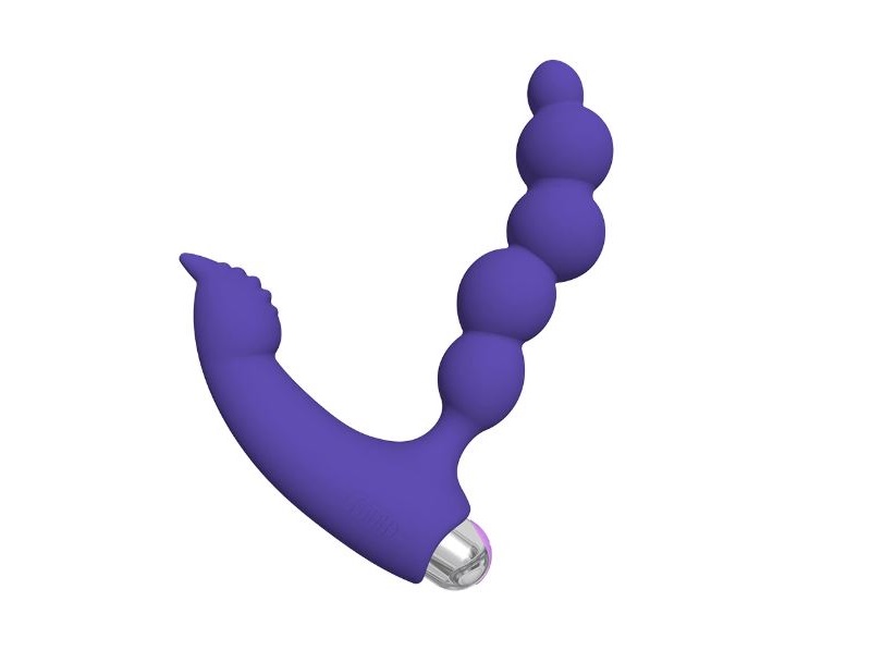 Powerful vibrating beads anal plug and clit stimulator View 3