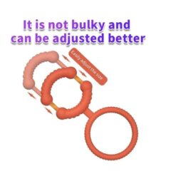 Eros Man Silicone Penis Rings Lock Ejaculation Sexy Cock Ring