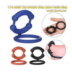 Eros Man Silicone Penis Rings Lock Ejaculation Sexy Cock Ring
