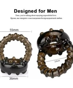 Eros Silicone Penis Rings Lock Ejaculation Cock Ring