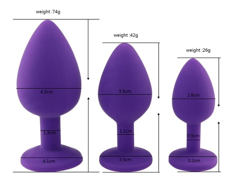 Silicone Anal Plugs 6
