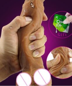 Skin feeling Realistic soft Dildo with suction cup