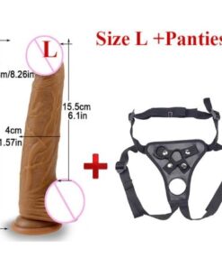 Skin feeling Realistic soft Dildo with suction cup L+