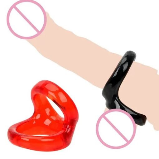 Eros Silicone Penis Rings Lock Ejaculation Cock Ring