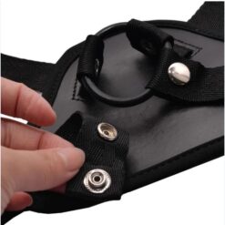 Slim Black Strap-on Curved Dildo Pegging Dildo