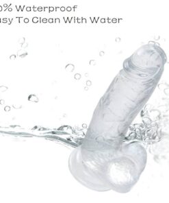Eros Silicone Clear Dildo Soft Realistic Sex Toy