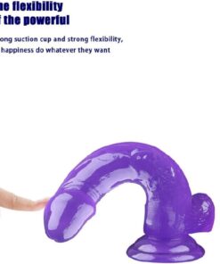 Erotic 7 inch Soft Happy Coloured Jelly Dildo Realistic Penis