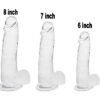 Eros Silicone Clear Dildo Soft Realistic Sex Toy