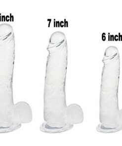 Eros Silicone Clear Dildo Soft Realistic Sex Toy