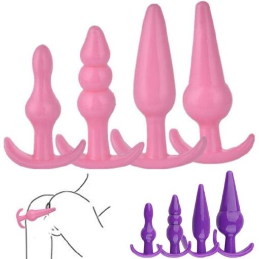 Eros Flexible Silicone Anal Plugs