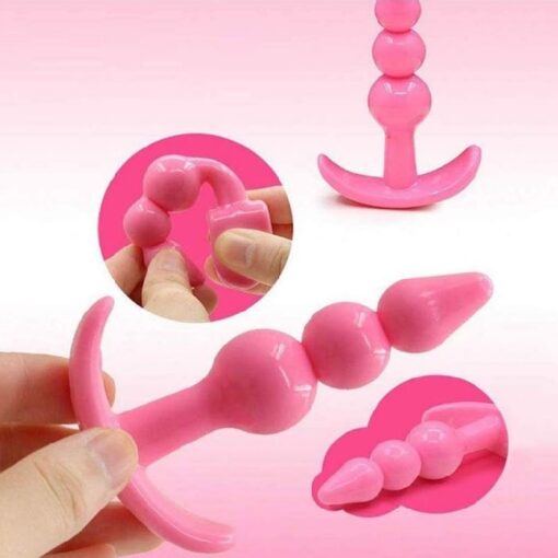 Eros Flexible Silicone Anal Plugs