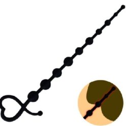Eros Long Silicone Anal Beads Butt Plug
