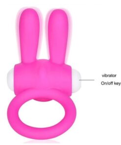 Eros Rabbit Elastic Vibrating Cock Ring