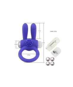 Eros Rabbit Elastic Vibrating Cock Ring