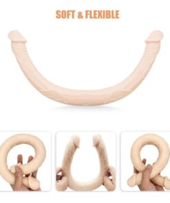 Eros 17 Inch Double Head Dildo Vaginal and Anal Penetration