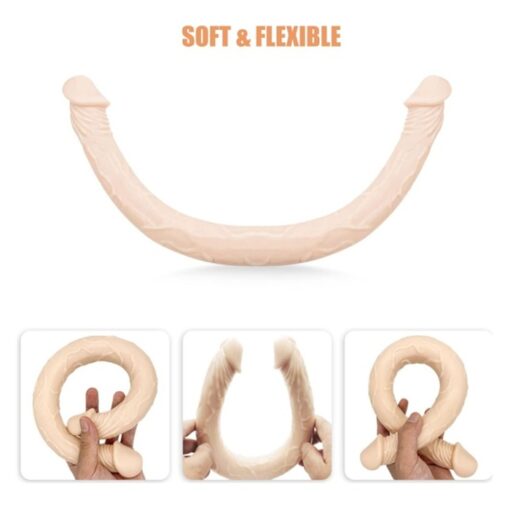 Eros 17 Inch Double Head Dildo Vaginal and Anal Penetration