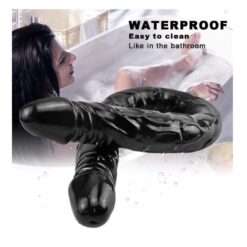 Eros 17 Inch Double Head Dildo Vaginal and Anal Penetration 3 Eros 17 Inch Double Head Dildo Vaginal and Anal Penetration