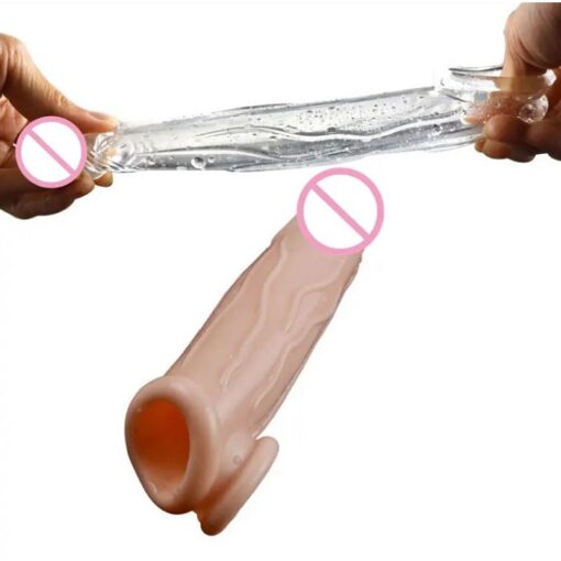 Eros Reusable 7 Inch Penis Sleeve Extender Delay Ejaculation