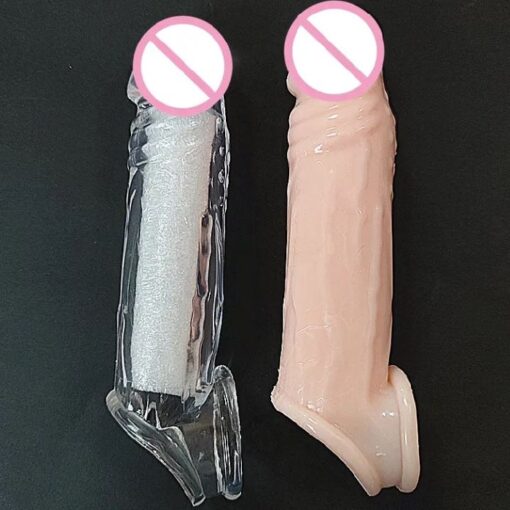 Eros Reusable 7 Inch Penis Sleeve Extender Delay Ejaculation