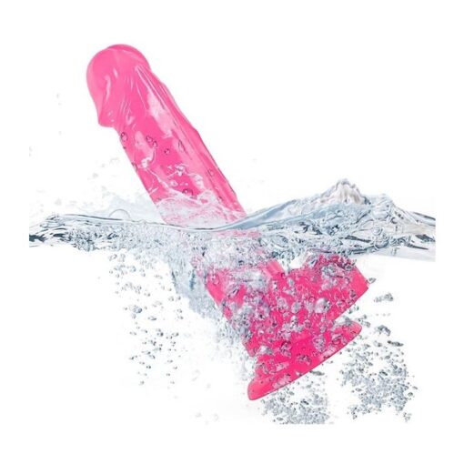 Erotic 6 Inch Soft Happy Coloured Jelly Dildo Realistic Penis