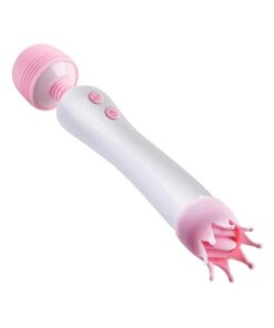 12-Speed 2 in 1 Hitachi Wand Tongue Vibrator