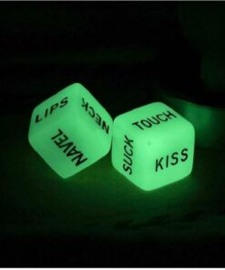 Eros 2 Pieces Glow in The Dark Sex Dice