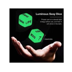 Eros 2 Pieces Glow in The Dark Sex Dice