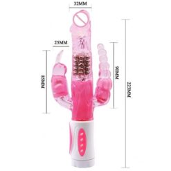 36 Frequency Triple Action Rabbit Vibrator