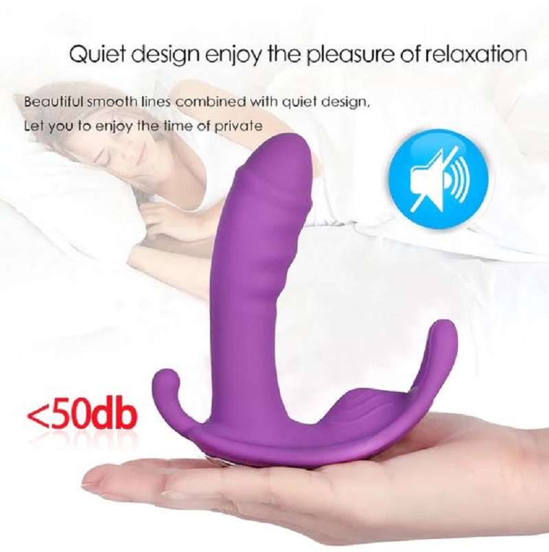 Butterfly panty wearable remote vibrator g-spot plug 