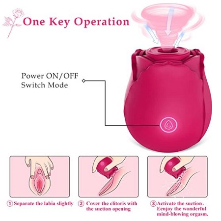 Rose Vibrator One Key Operation