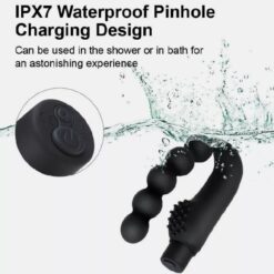 Eros 10 Speed Prostate Massager Anal Vibrating Beads Male Sex Toys