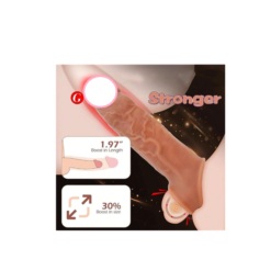 Chocolate Penis Extender Silicone Penis Sleeve
