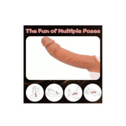 Chocolate Penis Extender Silicone Penis Sleeve 3 Chocolate Penis Extender Silicone Penis Sleeve